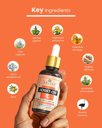 JOINT-ON Essential Oil Blend (30ml) | For Joint Back & Knee Pain