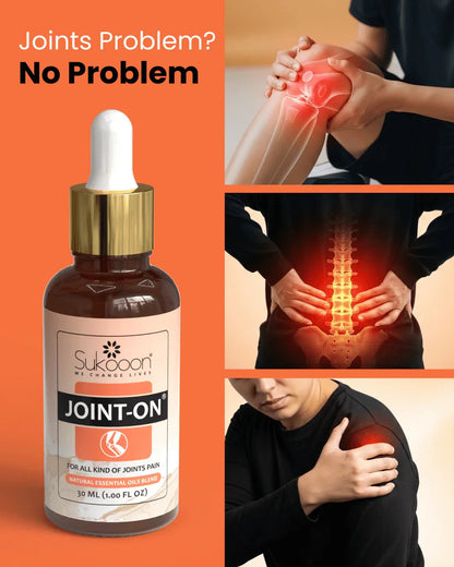 JOINT-ON Essential Oil Blend (30ml) | For Joint Back & Knee Pain